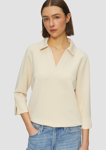 s.Oliver Sweatshirt in Beige: Vorderseite