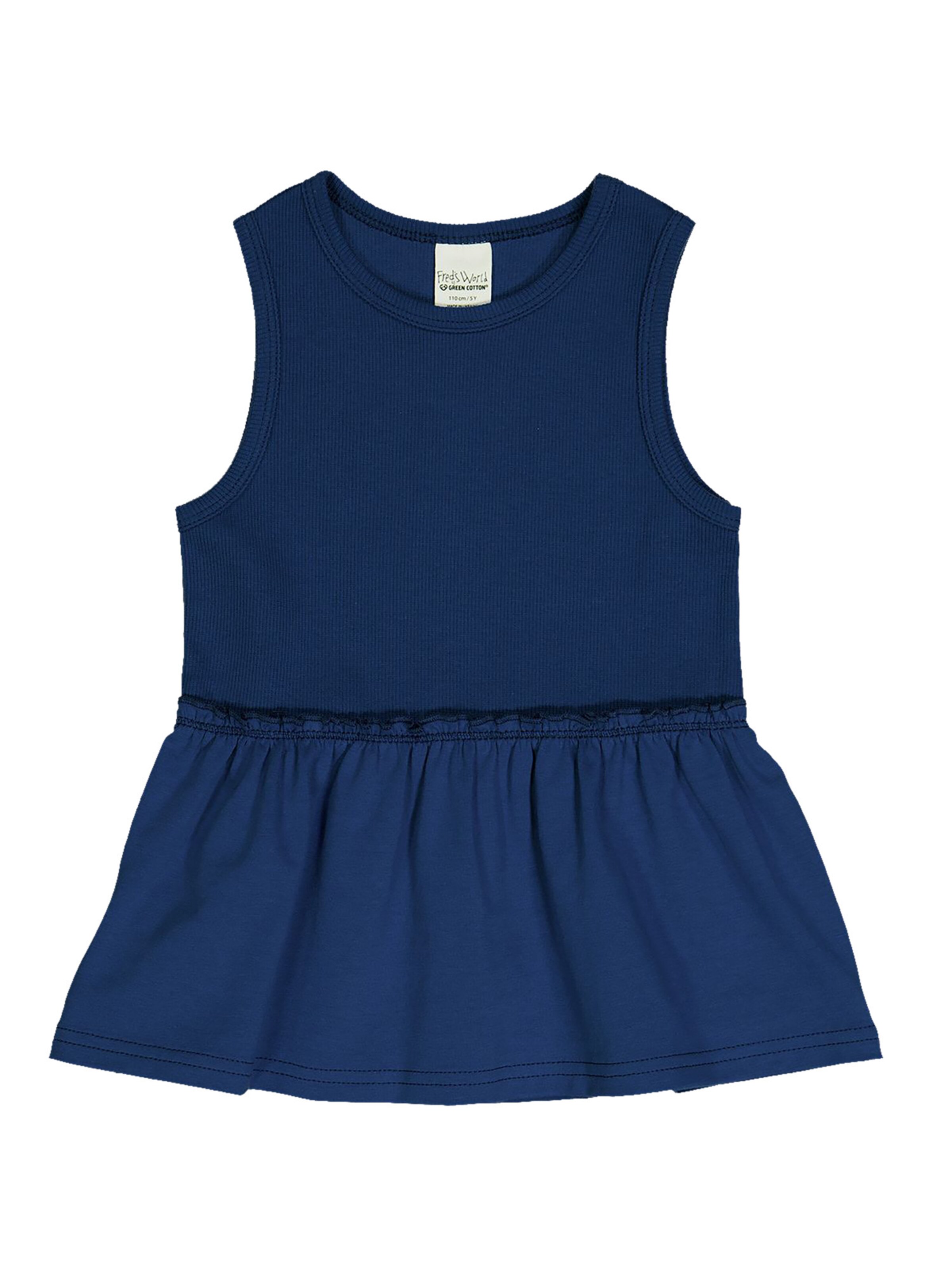 Fred's World by GREEN COTTON - Vestido em azul: frente