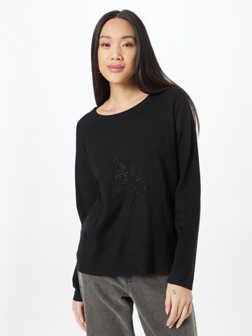 BLUE SEVEN Sweater in Black: front