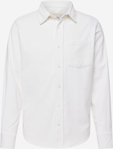 AÉROPOSTALE - Ajuste regular Camisa en blanco: frente