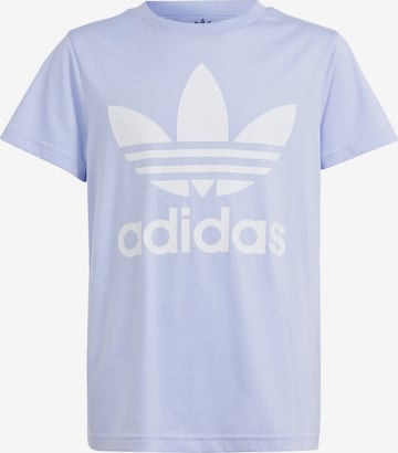 T-Shirt 'Trefoil' ADIDAS ORIGINALS en violet : devant