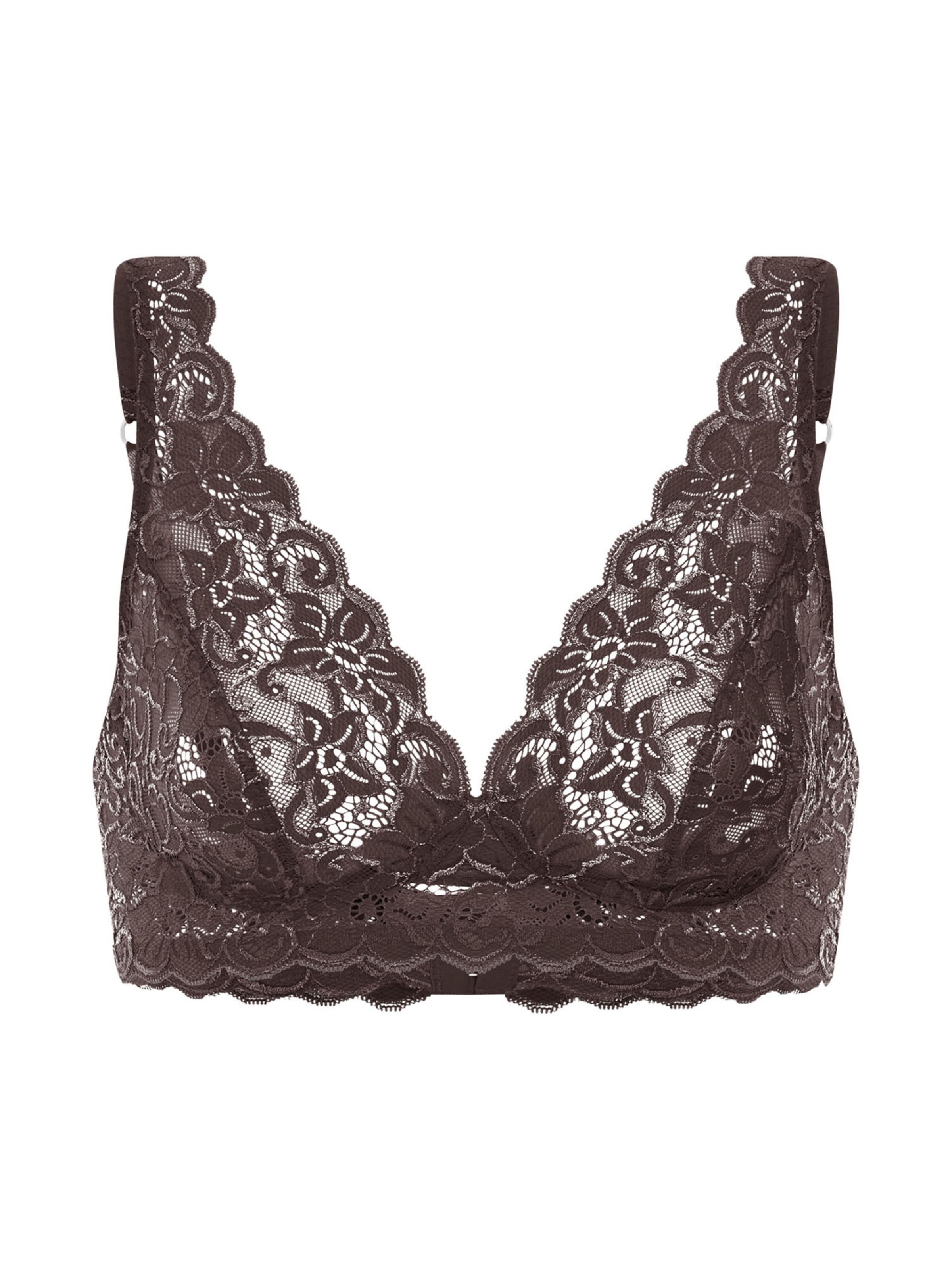 Soutien-gorge ' Moments ' Hanro en marron : devant