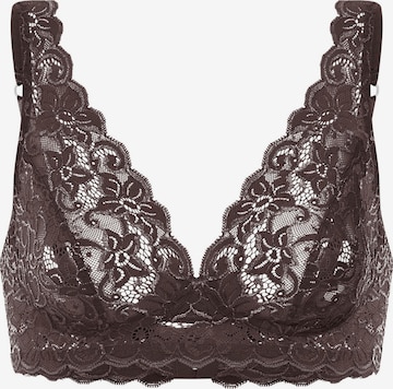 Soutien-gorge ' Moments ' Hanro en marron : devant