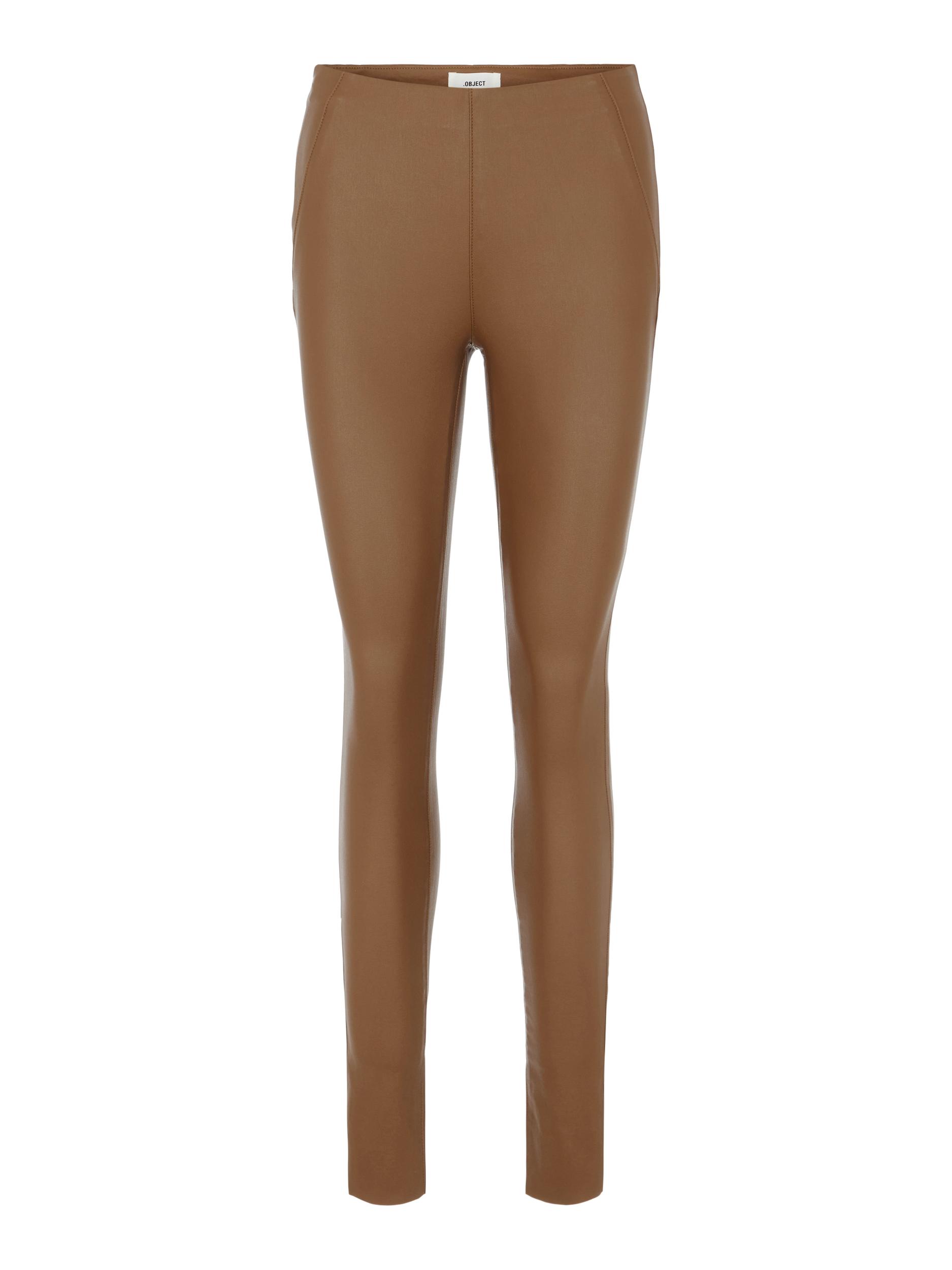 Kobiety Spodnie & jeansy OBJECT Legginsy Belle w kolorze Sepiam 