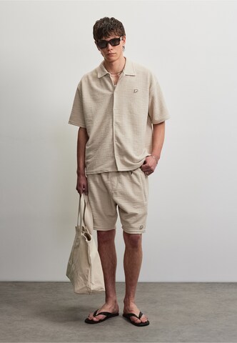 Pegador Regular Fit Hemd 'Libco' in Beige