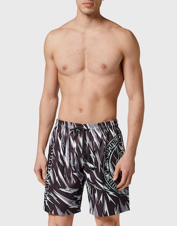Plein Sport - Bermudas 'Tiger' en negro