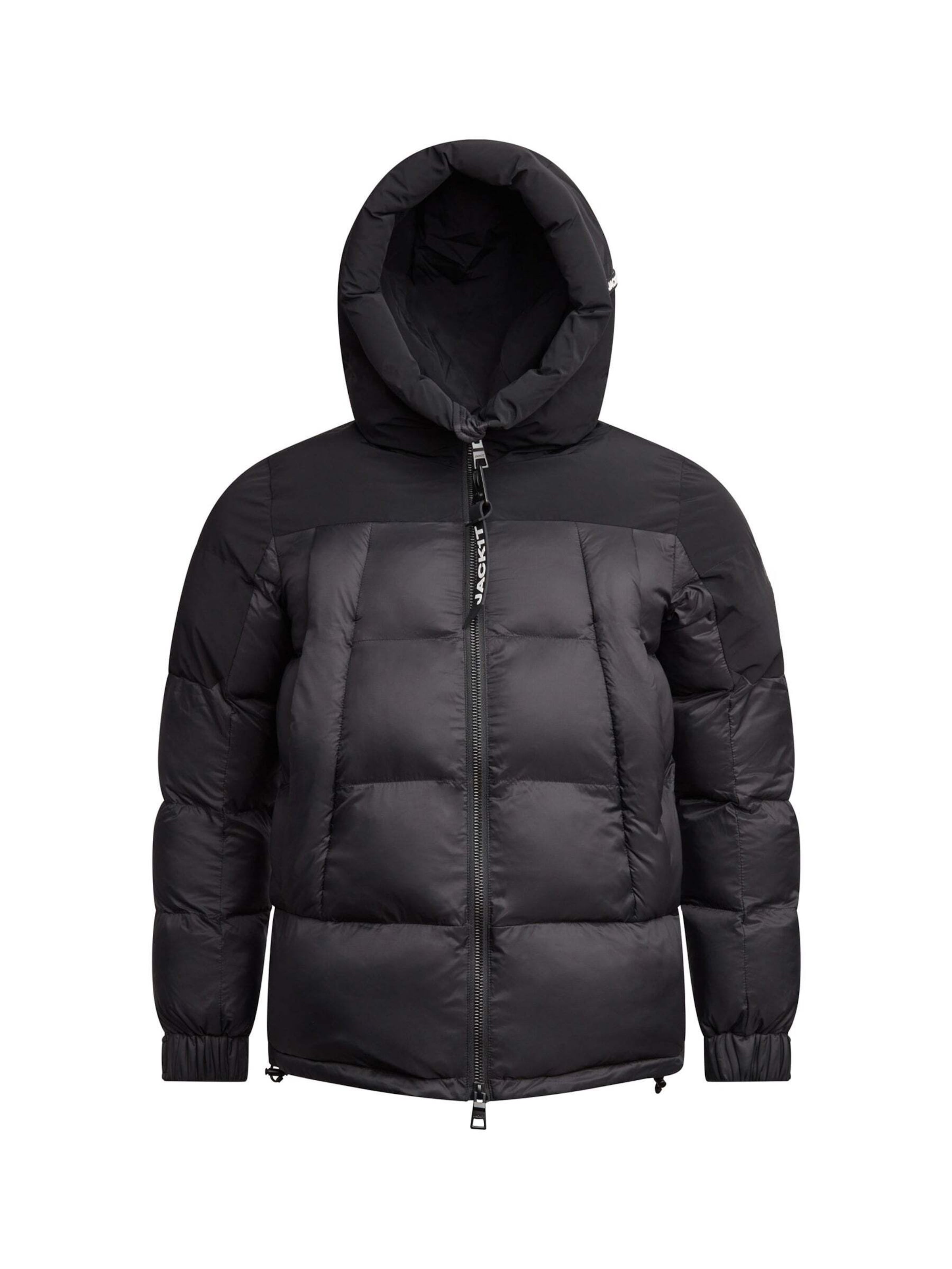 Veste d’hiver 'Luna' JACK1T en noir : devant