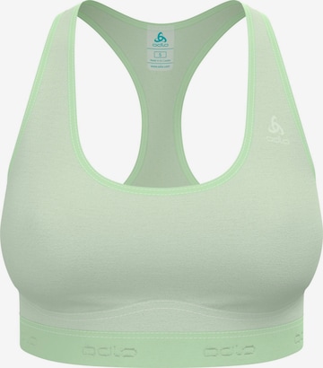 Reggiseno sportivo 'ASCENT PW MEDIUM' di ODLO in verde: frontale