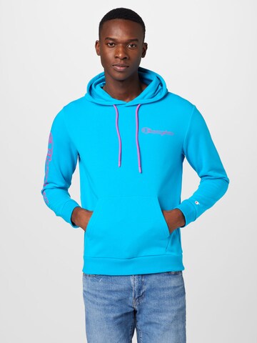 Champion Authentic Athletic Apparel Sweatshirt in Blau: predná strana