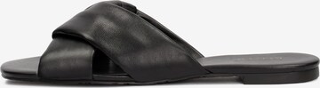 Kazar Mules in Black: front