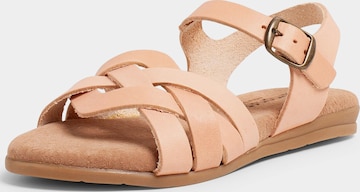 Pisamonas - Sandalias en rosa: frente
