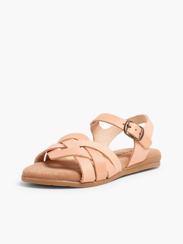 Sandales Pisamonas en rose : devant