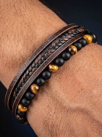 UNIQAL Armband 'FANCY' in Bruin
