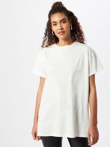 ABOUT YOU x GNTM Shirt 'Ina' in White: front