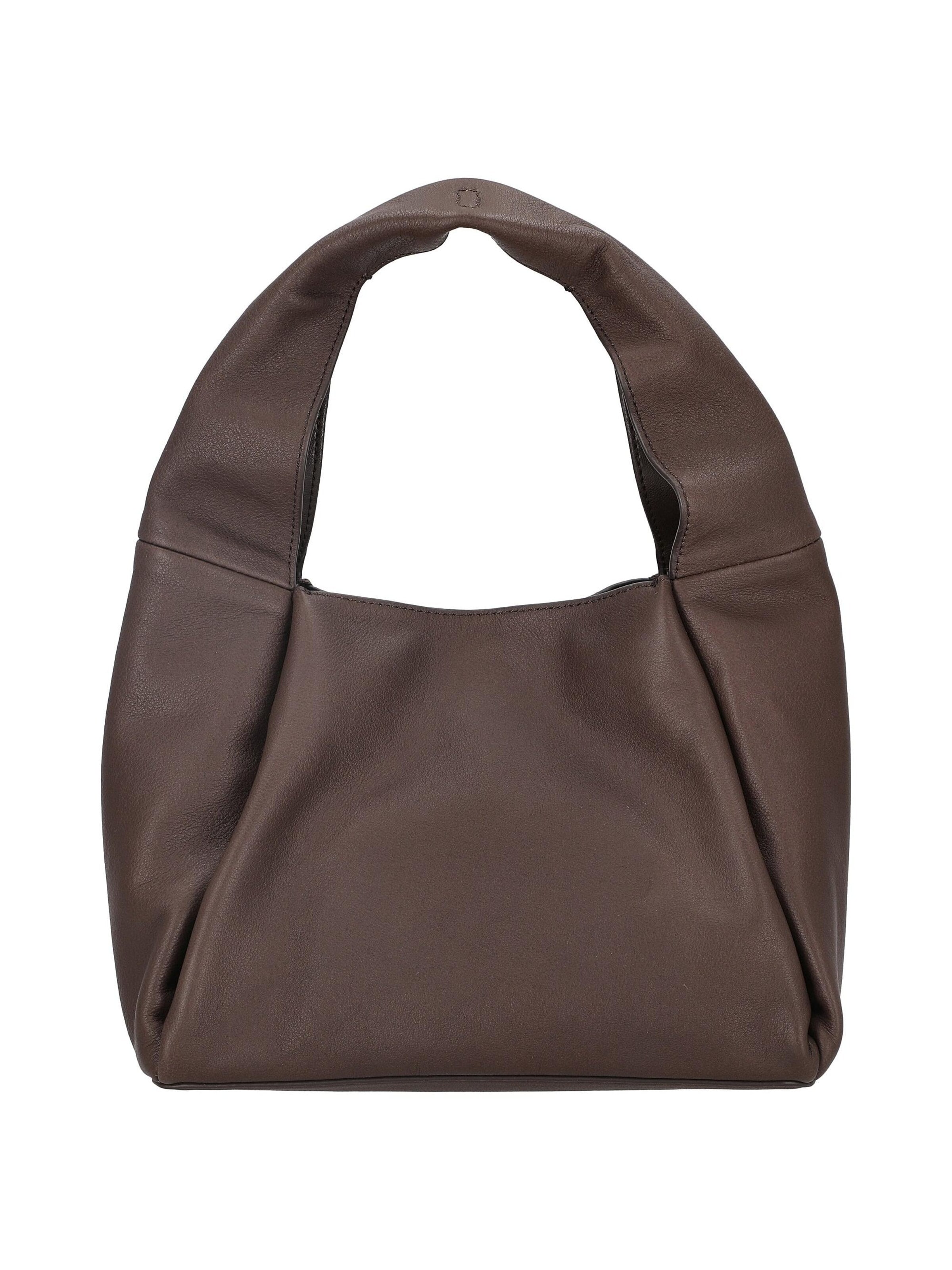 Les Visionnaires Umhängetasche 'Coralie Essential Soft Grainy'‌‌‌‌‌‌‌ in Braun
