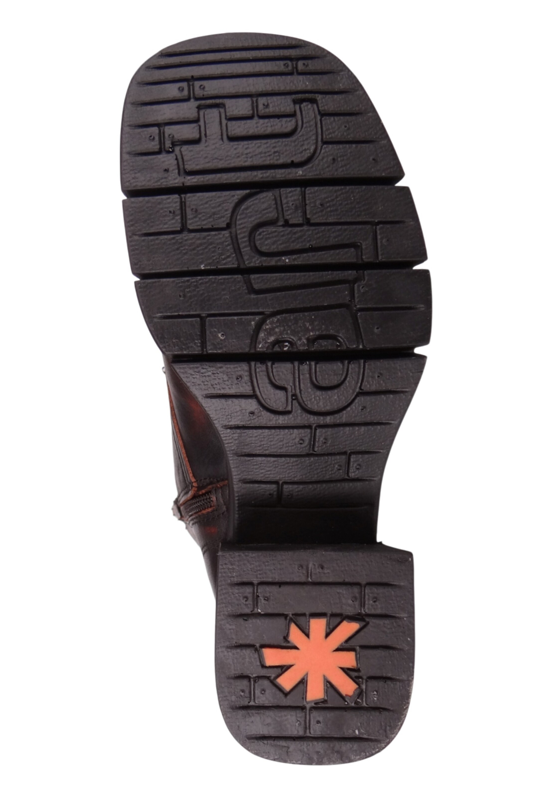 ART - Botim com fivela em castanho