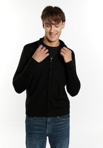 MO Knit cardigan 'Mimo' in Black: front