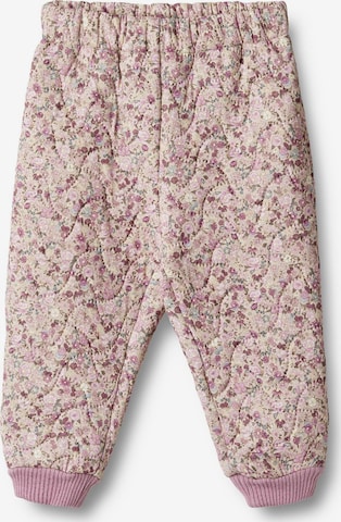 Wheat Tapered Athletic Pants 'Alex' in Pink: front