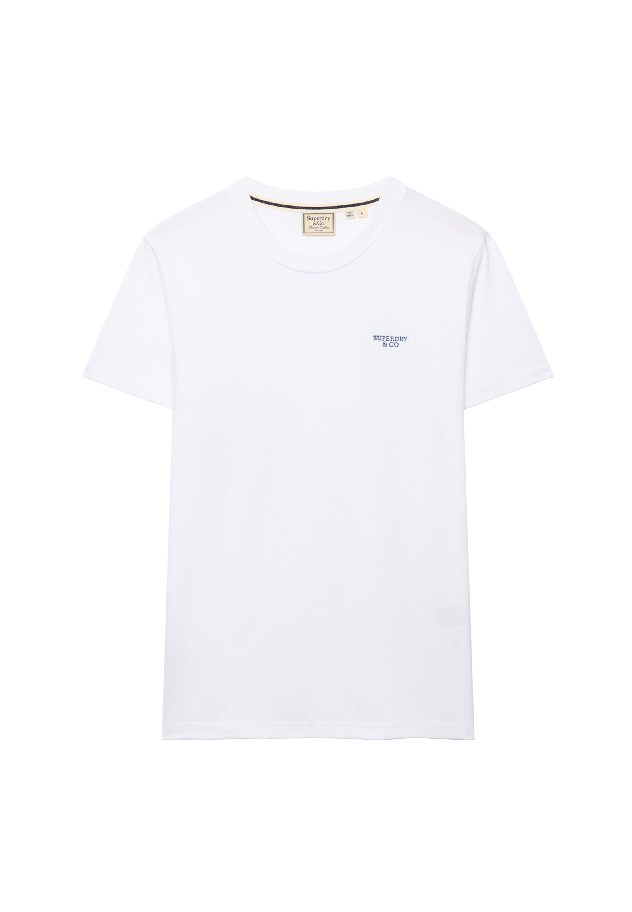 T-Shirt 'Essential' Superdry & Co en blanc : devant