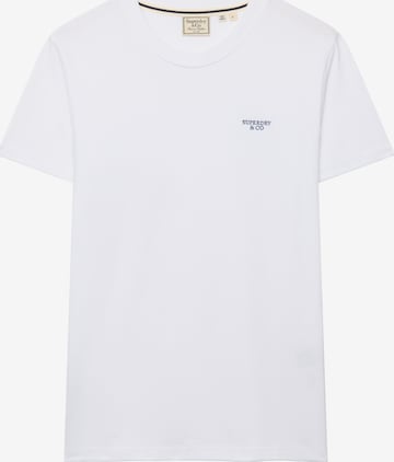 T-Shirt 'Essential' Superdry & Co en blanc : devant