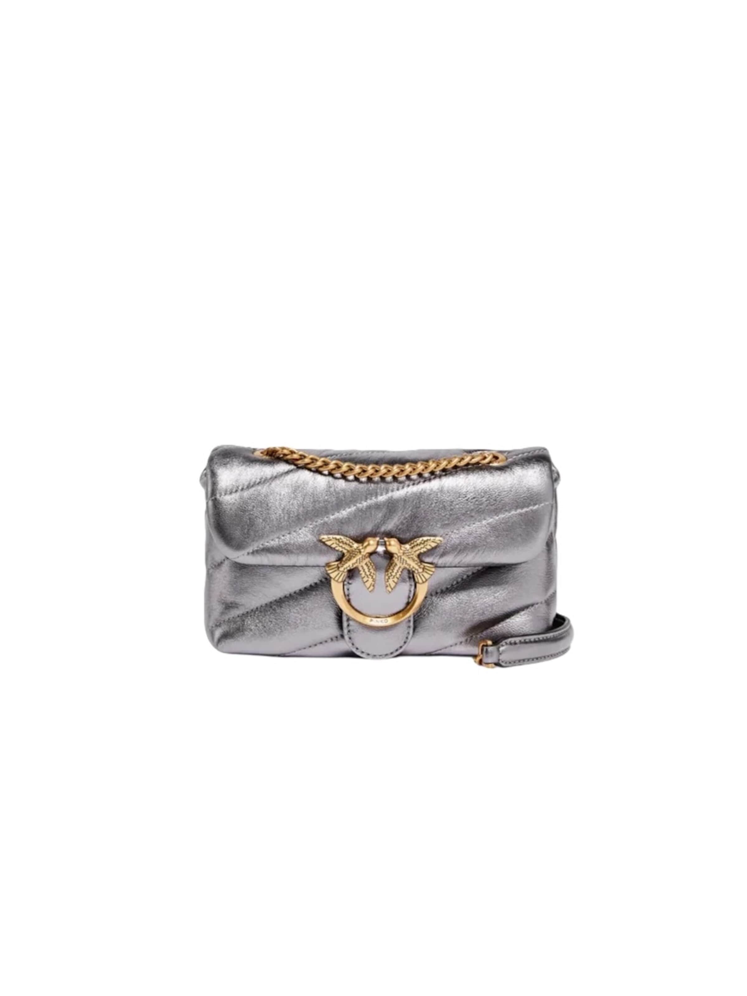 PINKO Umhängetasche '100040 A360'‌‌ in Silber: Vorderseite