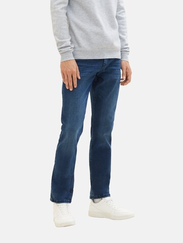 TOM TAILOR Slimfit Jeans 'Josh' in Blauw: voorkant