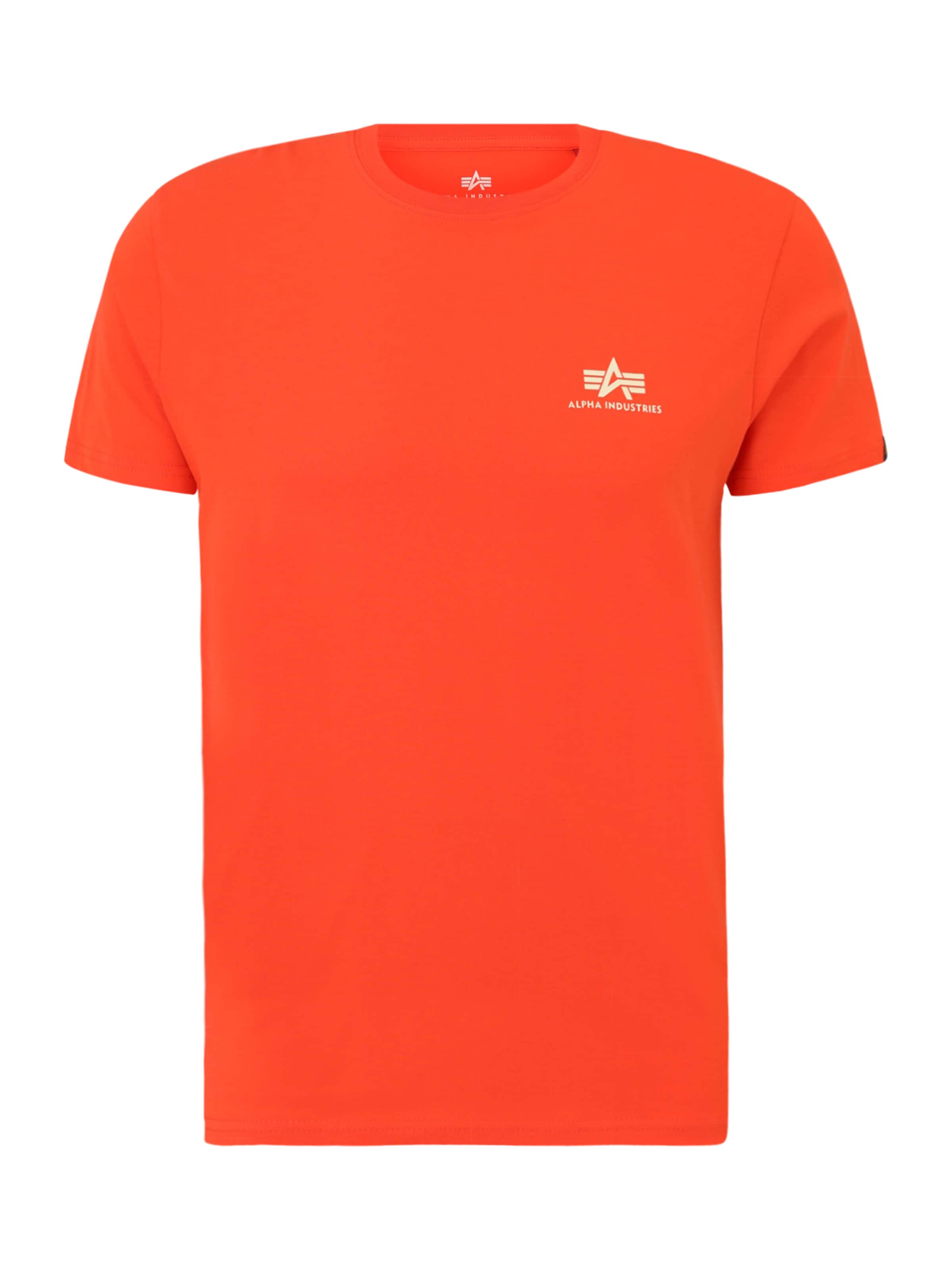 ALPHA INDUSTRIES Regular fit Shirt in Orange: front