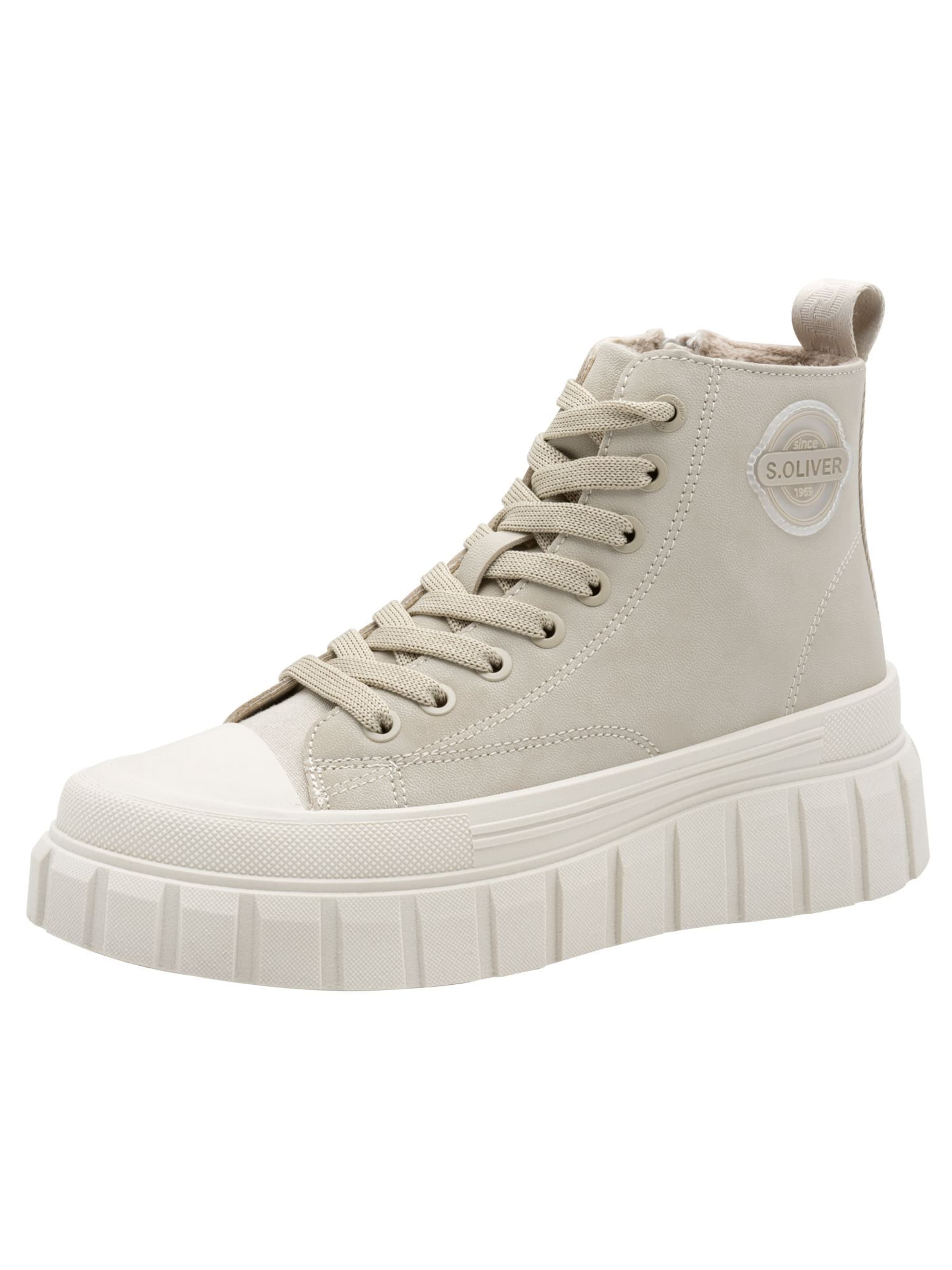s.Oliver Sneaker in Beige: Vorderseite