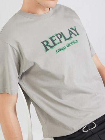 REPLAY Футболка в Серый
