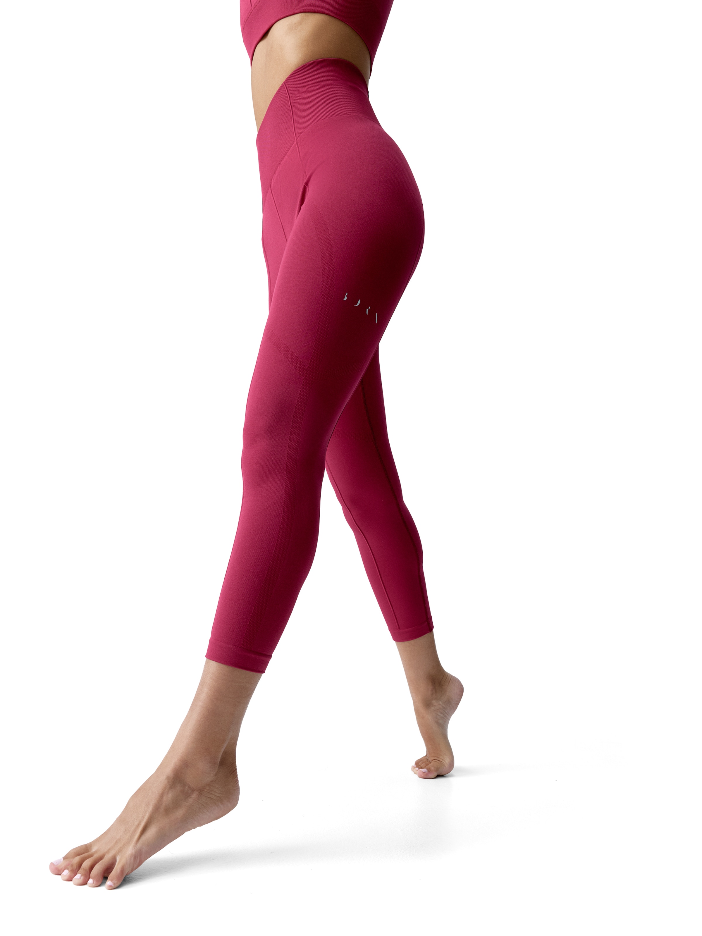 Born Skinny Legging ' Viparita ' in Pink: Vorderseite