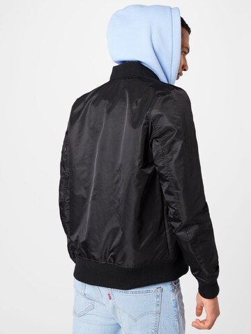 Geacă de primăvară-toamnă de la ALPHA INDUSTRIES pe negru