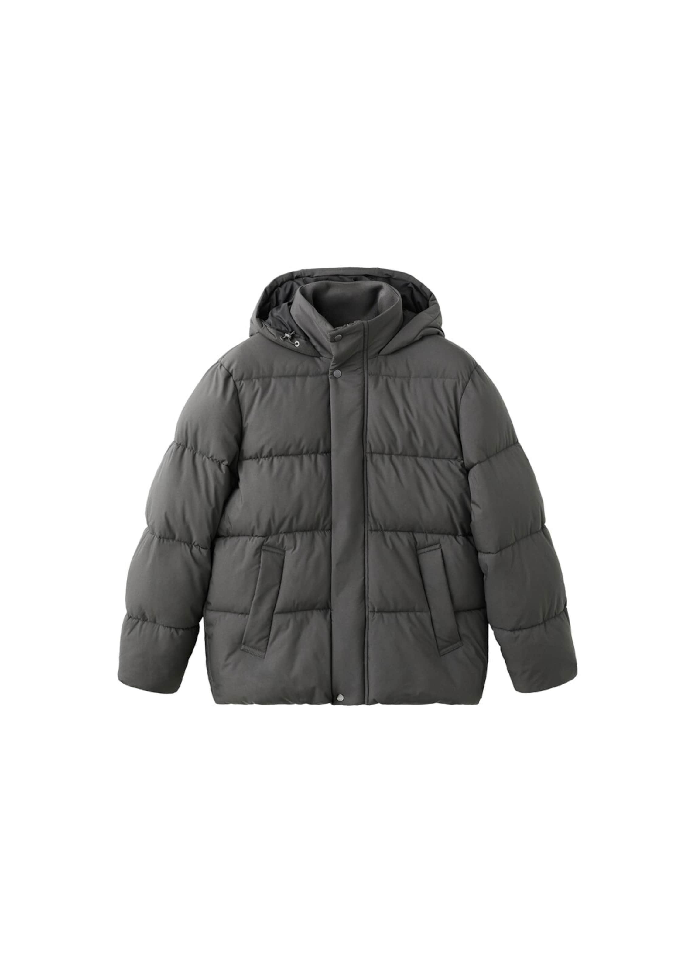 MANGO MAN Winter Jacket 'Ford' in Grey: front