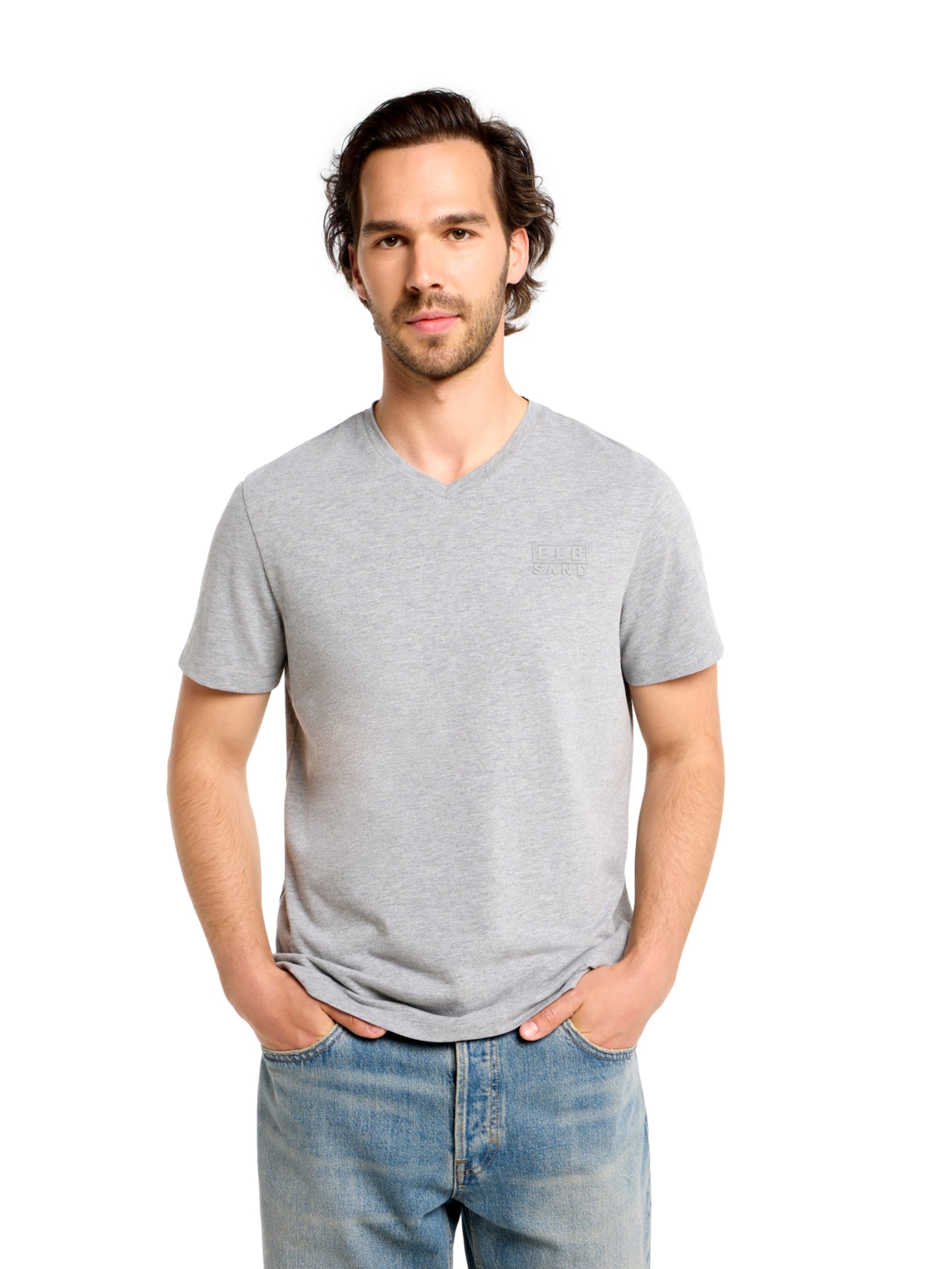 Elbsand Shirt 'Ingvar' in Grey: front