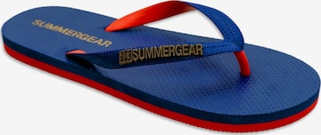 SummerGear Huisschoen 'Teenslipper Regular Fit' in Blauw: voorkant