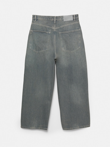 Pull&Bear Vrečasti Kavbojke | siva barva