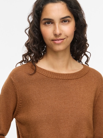 VILA Sweater 'VIRil' in Brown