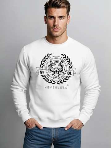 Neverless Sweatshirt 'Old School' in White