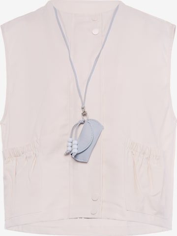 MYMO - Chaleco en beige: frente