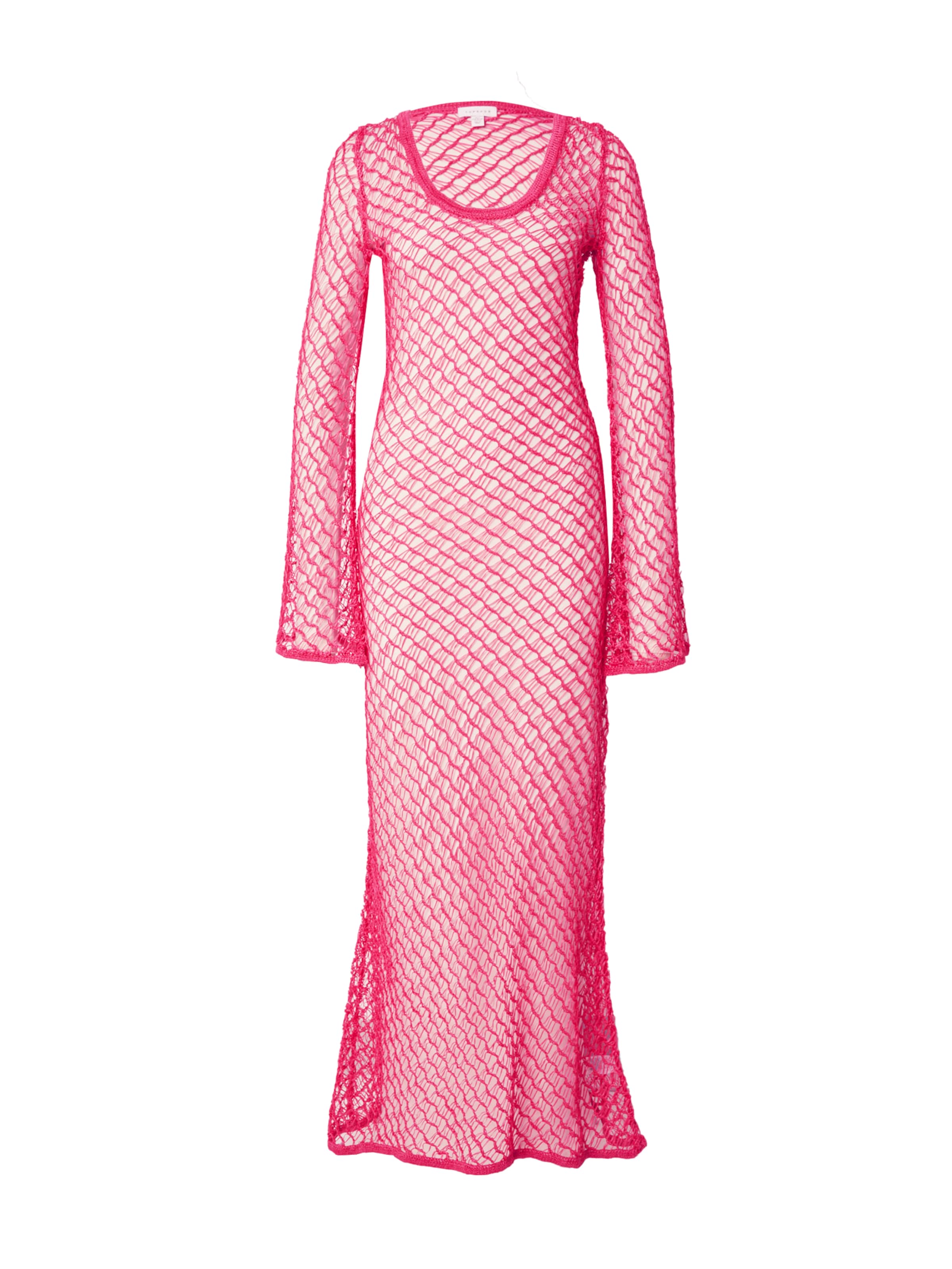 Robes en maille TOPSHOP en rose : devant