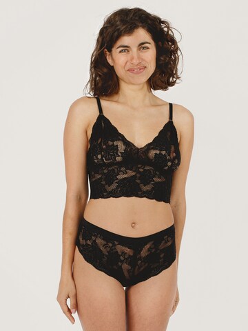 Erlich Textil Panty in Schwarz: Vorderseite