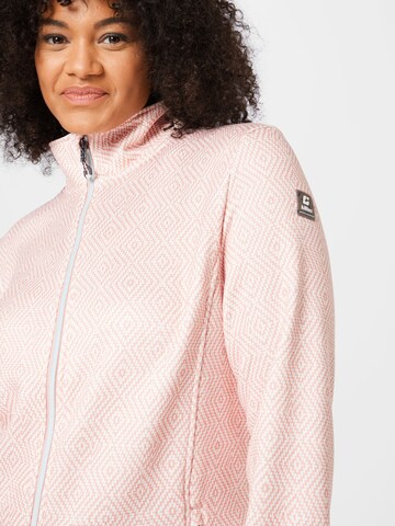 G.I.G.A. DX by killtec Athletic Fleece Jacket 'KOS' in Pink