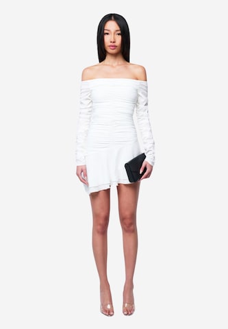 OW Collection Cocktailjurk 'Simone' in Wit