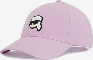 Karl Lagerfeld Кепка 'Ikonik' в Лиловый: спереди