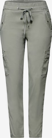 Pantalon cargo 'Bonny' STREET ONE en vert : devant