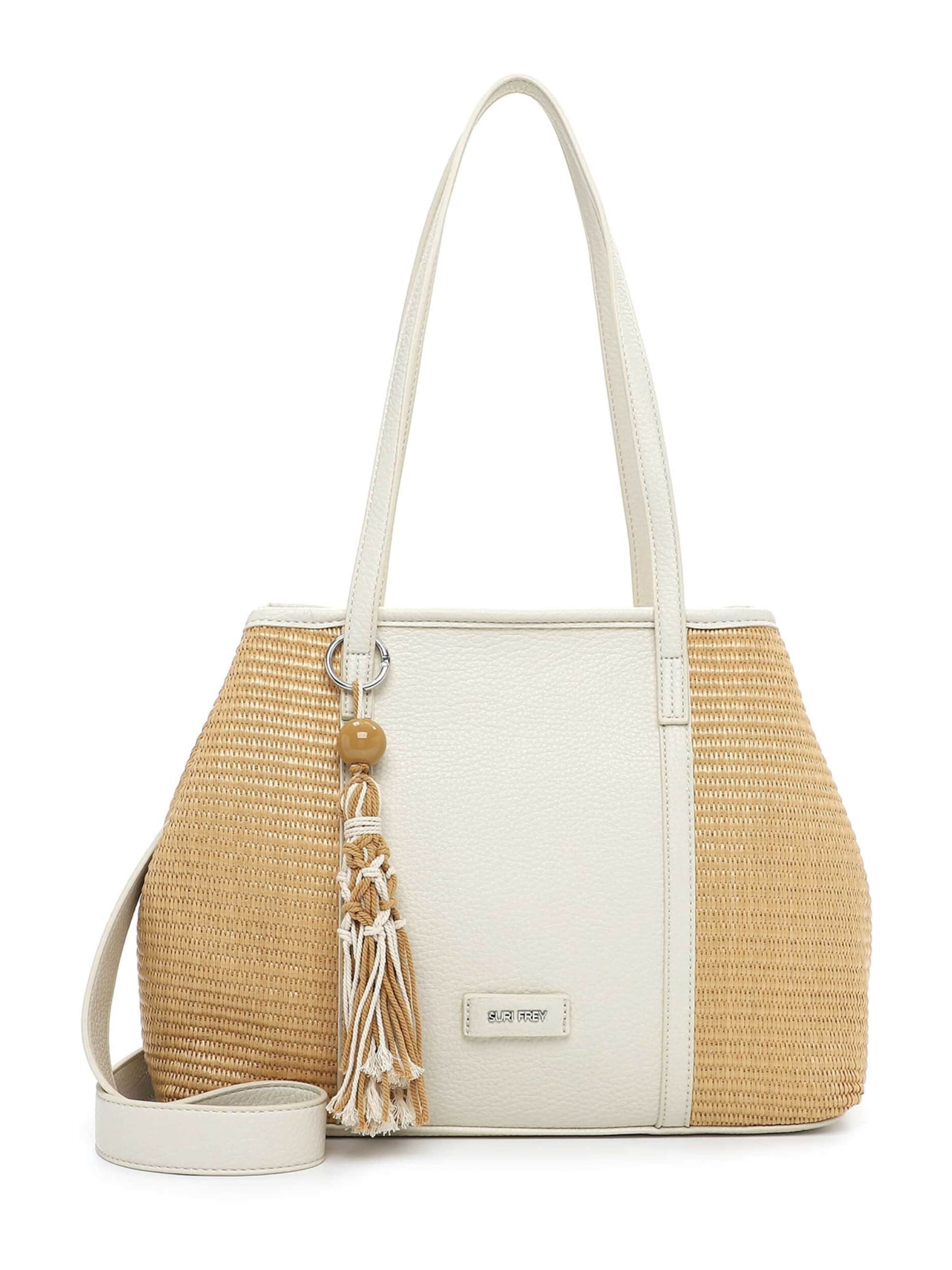 Borsa a spalla 'Lovely' di Suri Frey in beige: frontale