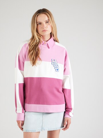 Sweat-shirt 'Dalotte_B' HUGO en rose : devant