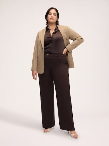 Regular Pantalon Fiorella Rubino en marron