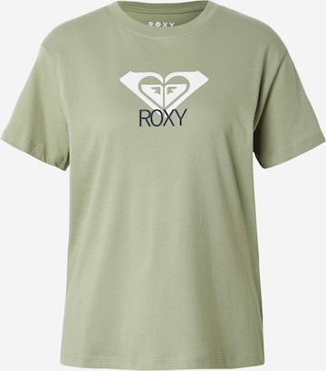 ROXY Funktionsshirt 'Ocean Road Art' in Grün: Vorderseite