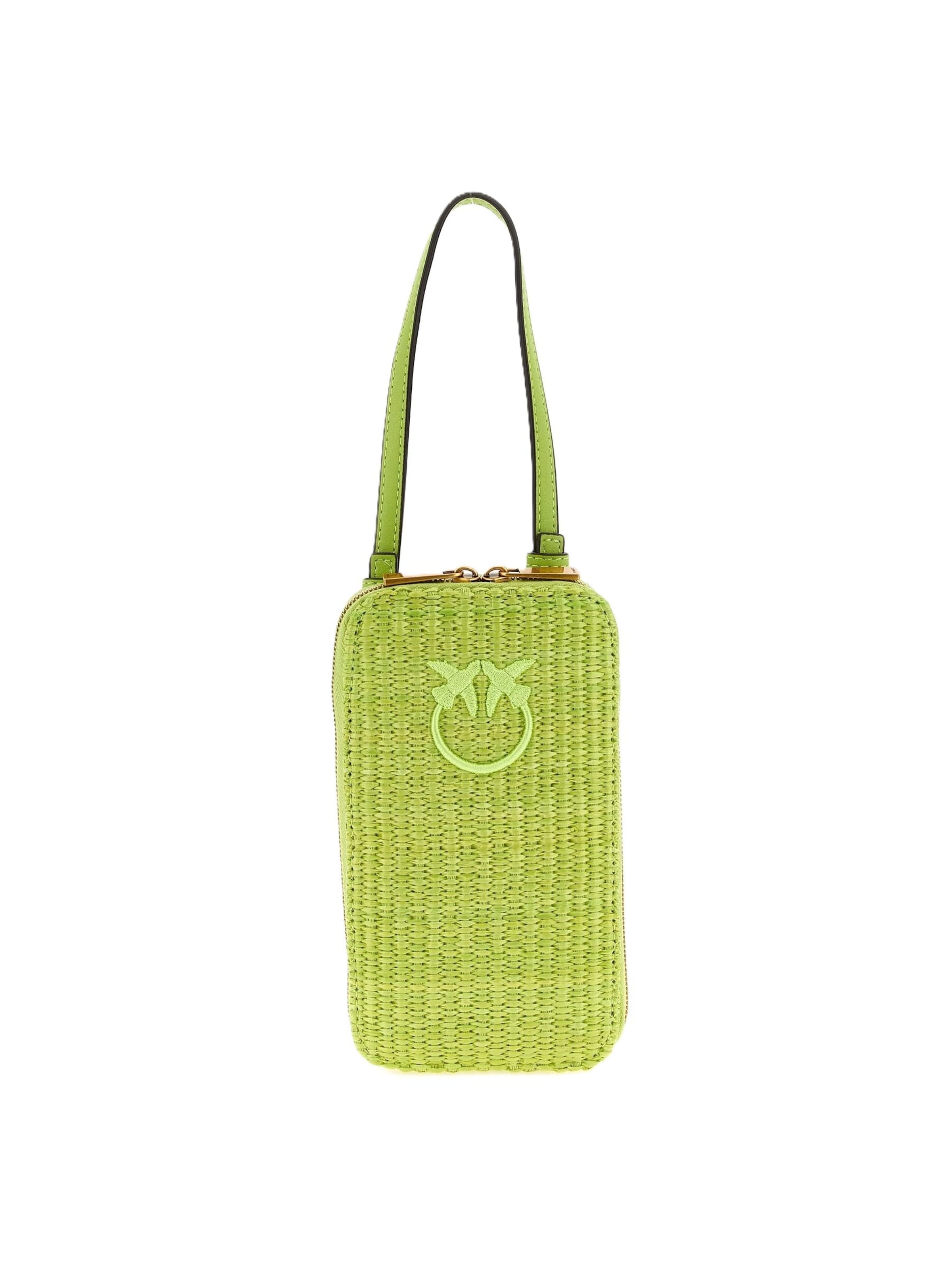Custodia per smartphone '106723 A39Y' di PINKO in verde: frontale