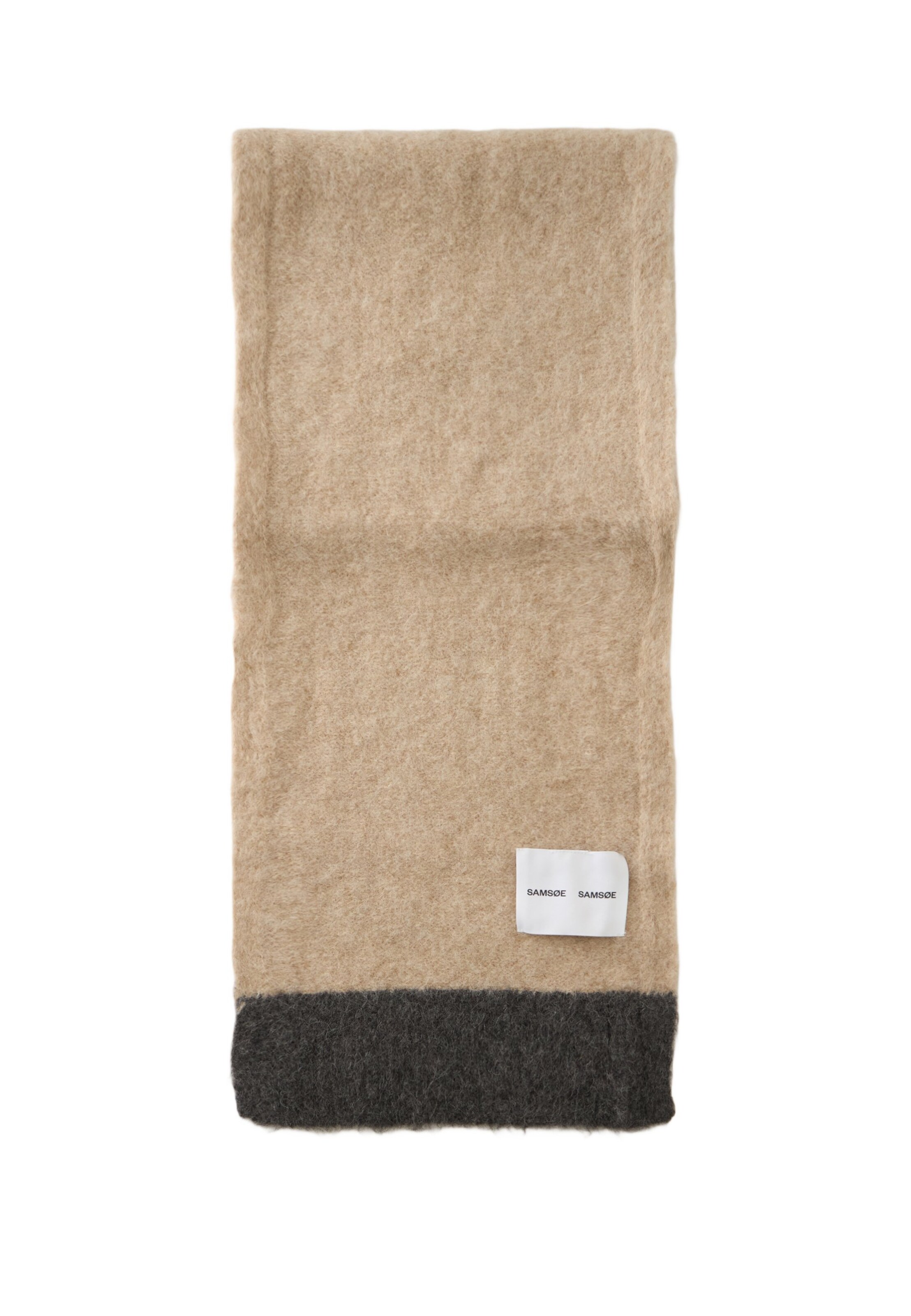 Samsøe Samsøe - Chal 'Jeanne' en beige: frente